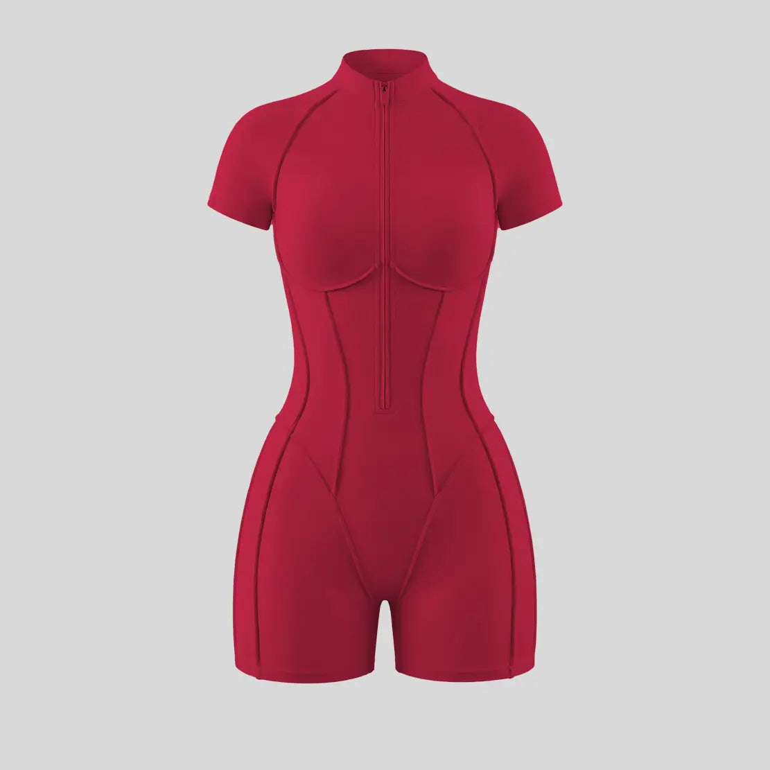 NVWA Women'S High-Stretch Zipper Jumpsuit - Skin-Friendly, Breathable, Slim-Fitting Fabric; Glute-Lifting, Midsection-Sculpting - Ideal Mother'S Day Gift for Yoga, Fitness