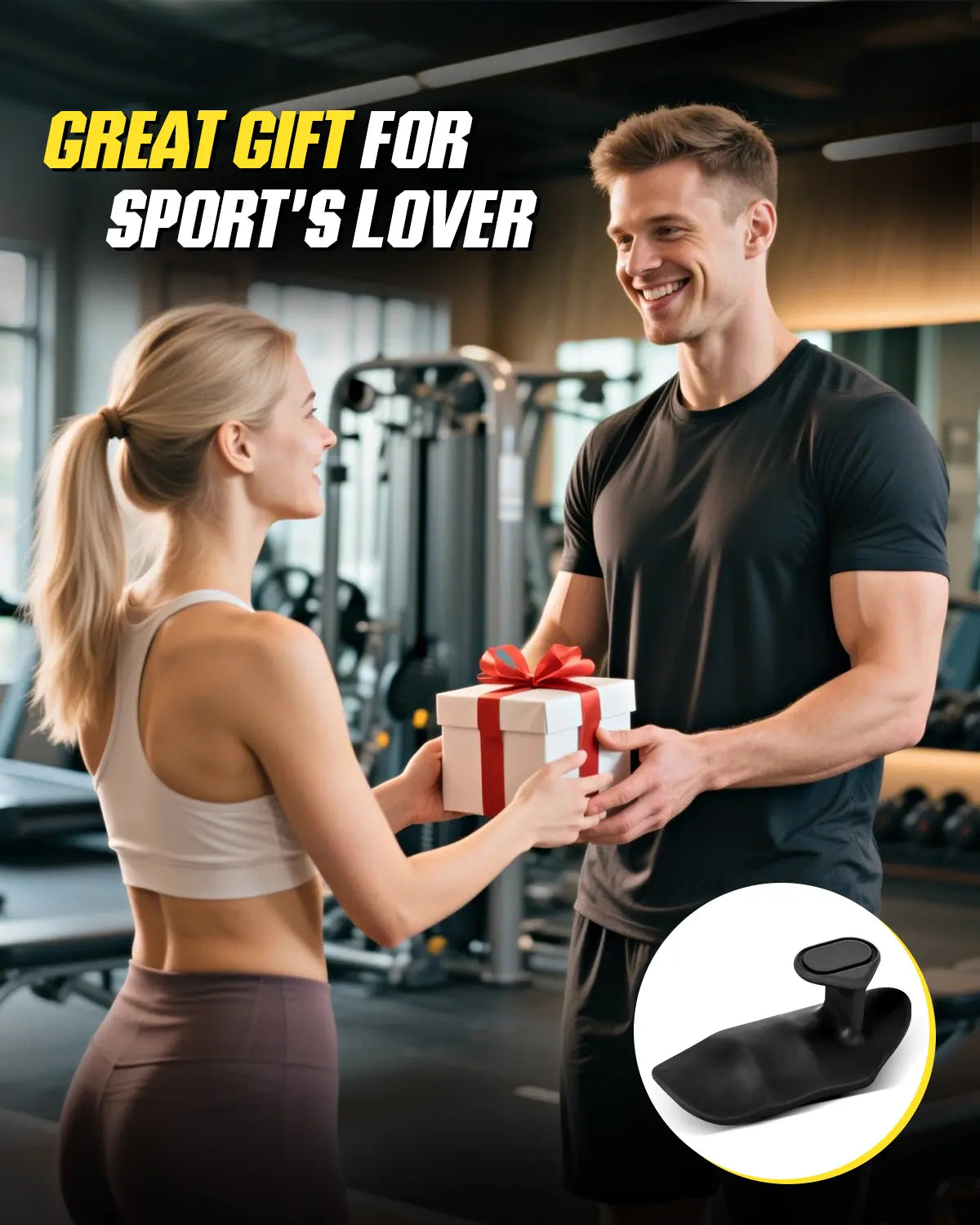 Weight Lifting Grips for Women & Men, Anti-Slip Silicone Workout Gloves for Palm Protection, Suitable for Dumbbell, Pull-Ups and Gym Training