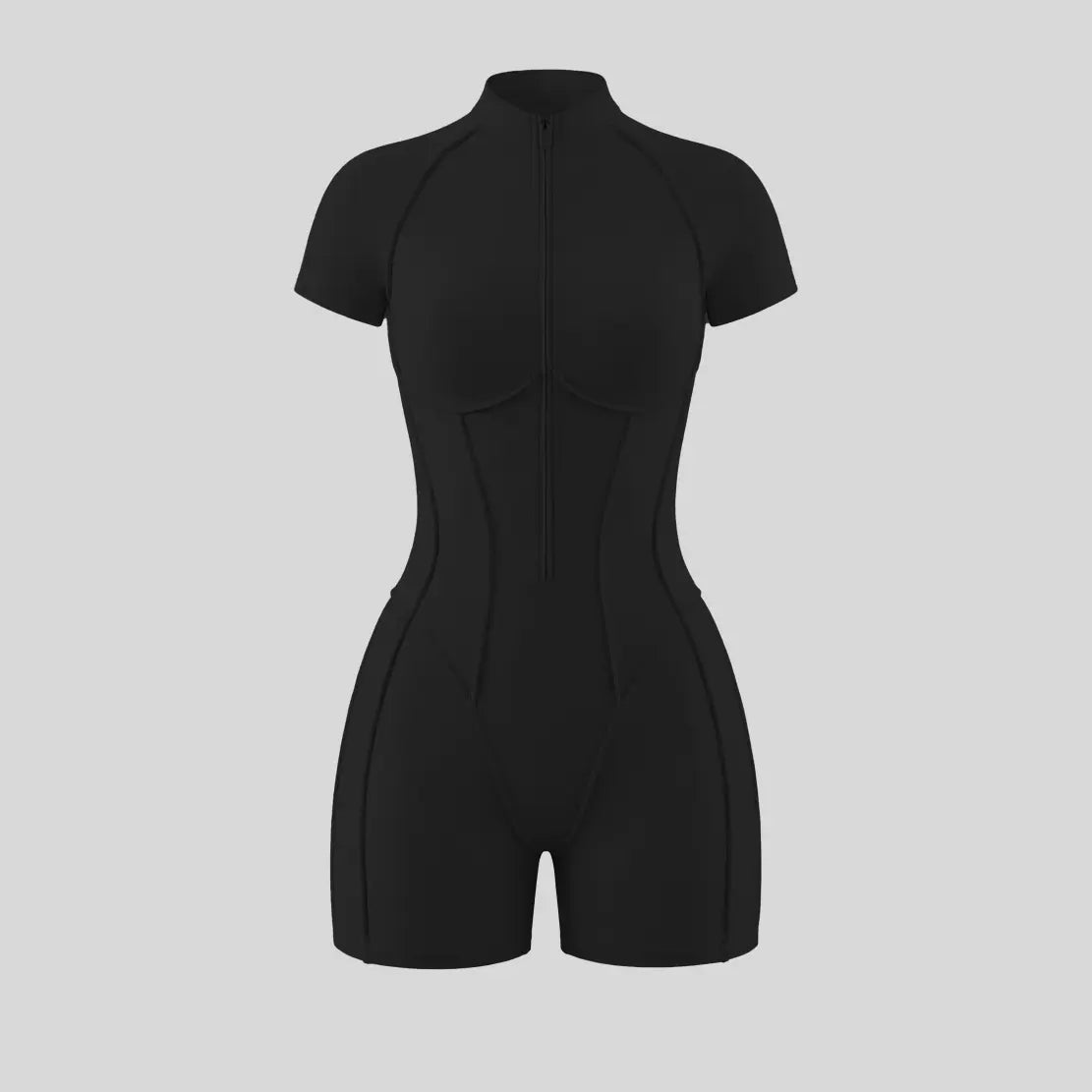 NVWA Women'S High-Stretch Zipper Jumpsuit - Skin-Friendly, Breathable, Slim-Fitting Fabric; Glute-Lifting, Midsection-Sculpting - Ideal Mother'S Day Gift for Yoga, Fitness