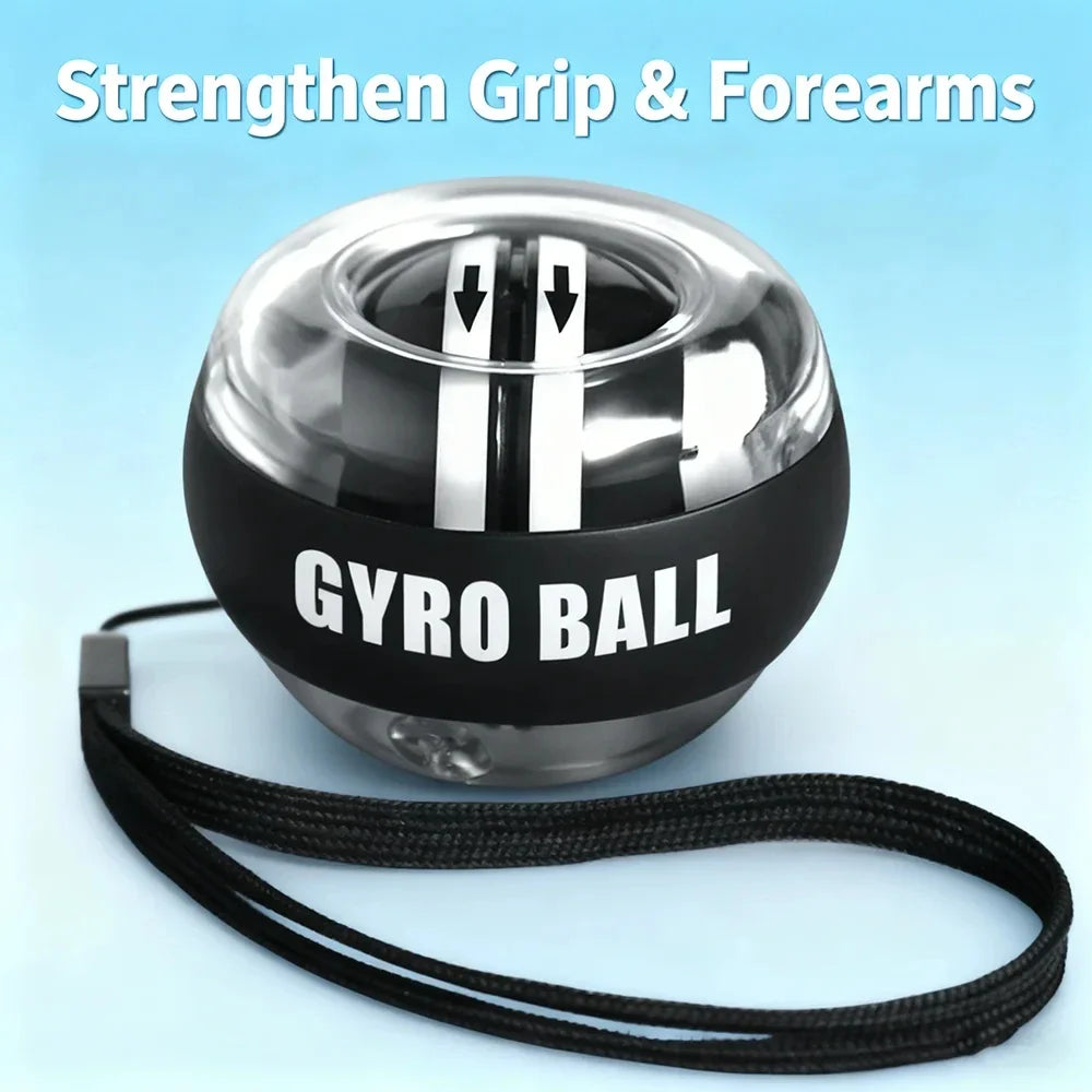 Self-Starting Wrist Gyro Ball Power Trainer Forearm Exerciser Wrist Strengthening Device for Arm and Finger Muscle Training