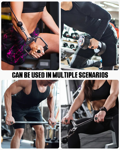 Weight Lifting Grips for Women & Men, Anti-Slip Silicone Workout Gloves for Palm Protection, Suitable for Dumbbell, Pull-Ups and Gym Training